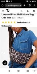 Ganni leopard print tech bag dupe?