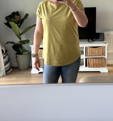 Weight gain and don't know how to dress pics.