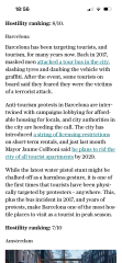 Is anybody avoiding booking holidays to Spain due to the demonstrations?