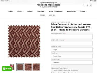 What's 'in' for curtain patterns at the moment?