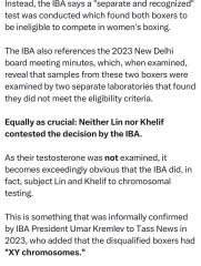 TWO “Female Boxers” Set To Compete At Paris 2024 Were Previously Disqualified From Women’s World Championship For Having “XY Chromosomes”