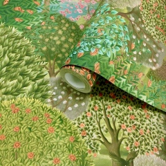 What paint colour would go with this wallpaper?