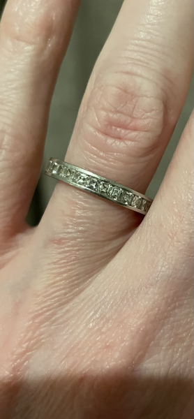 Wedding band without engagement ring, something more ornate?