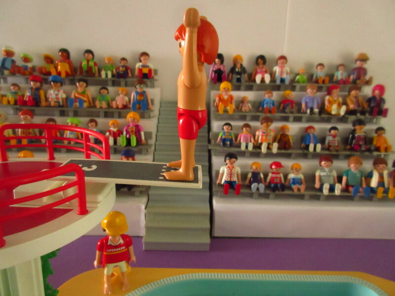 It's time for the Olympic Games for the Playmobil people in our house...
