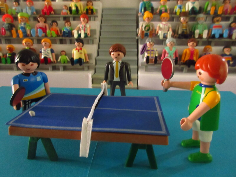 It's time for the Olympic Games for the Playmobil people in our house...