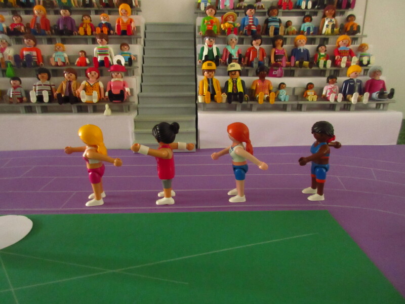 It's time for the Olympic Games for the Playmobil people in our house...