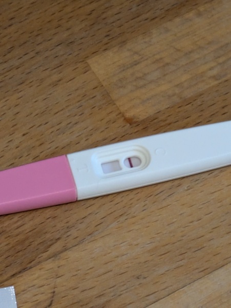 Faint positive or evaporation?