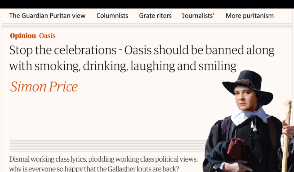 I dont feckin care about Oasis