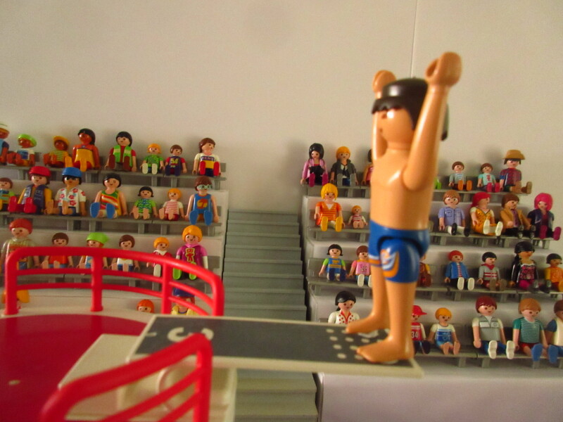 It's time for the Olympic Games for the Playmobil people in our house...