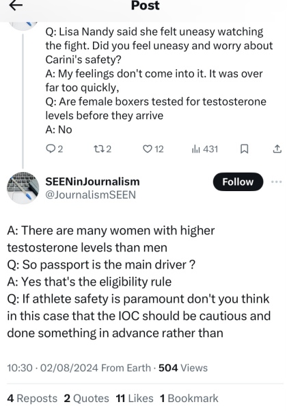 TWO “Female Boxers” Set To Compete At Paris 2024 Were Previously Disqualified From Women’s World Championship For Having “XY Chromosomes”