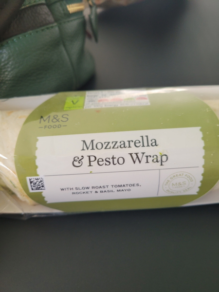 To say: M&S, it's not a "pesto wrap" without pesto!