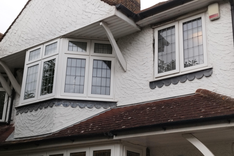 1930s house - front elevation rendering