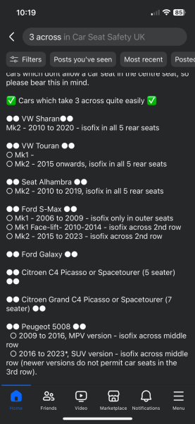 Grandland X and 3 car seats