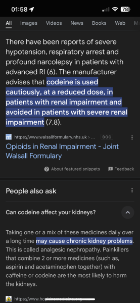 Stone in kidney  and painkillers