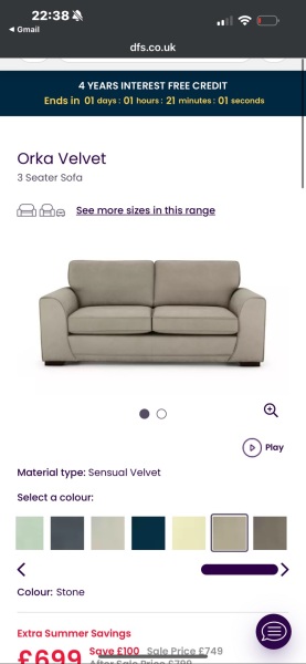 Orka velvet sofa stone... help need inspiration