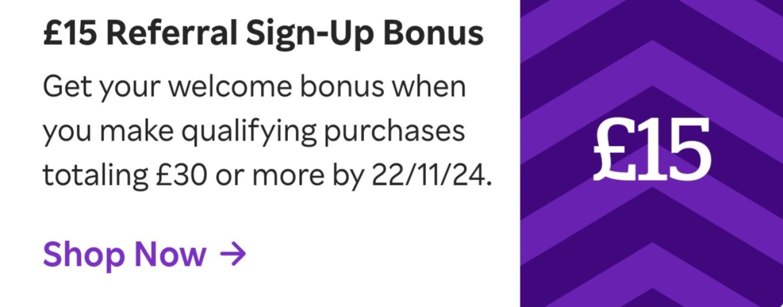 Are you buying something online anytime soon? Is it over £30? GET £15 BACK FREE 1000s of retailers eligible