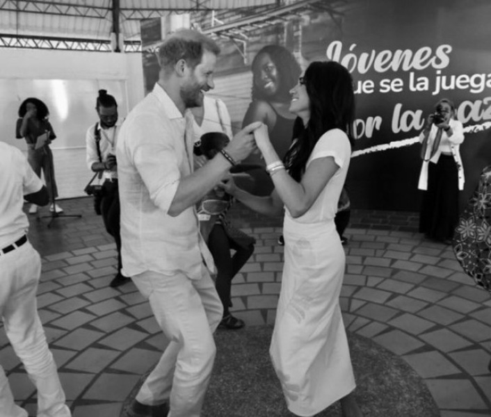 Meghan and Harry spotted out and about - ¡Viva Colombia! Edition (Part 7)