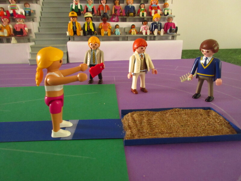 It's time for the Olympic Games for the Playmobil people in our house...