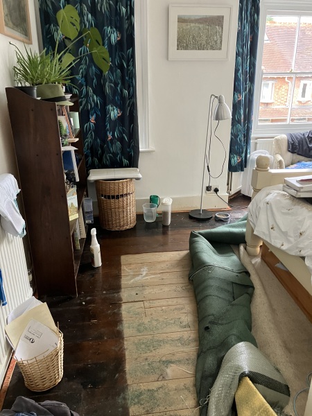 Can you help me make our master bedroom look less tired for house sale??