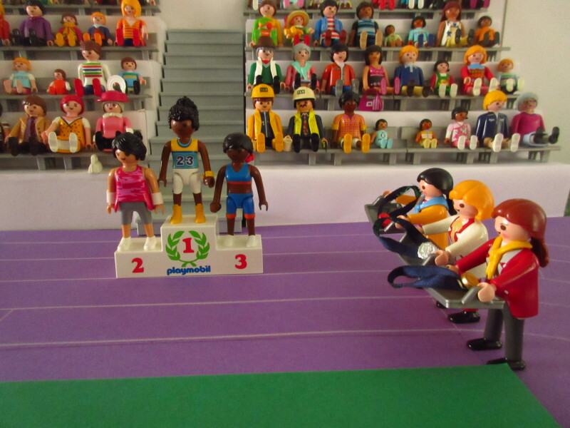 It's time for the Olympic Games for the Playmobil people in our house...
