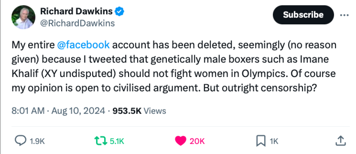 Thread 4: TWO “Female Boxers” Set To Compete At Paris 2024 Were Previously Disqualified From Women’s World Championship For Having “XY Chromosomes”