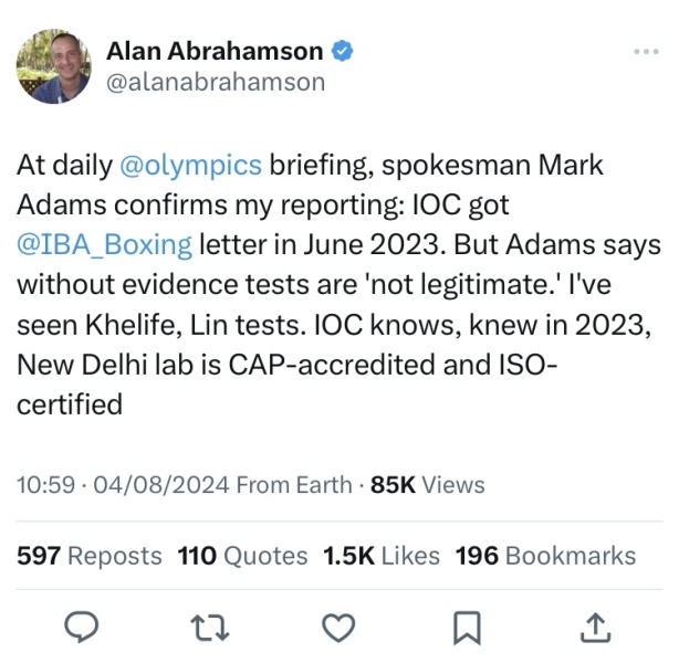 Thread 2: TWO “Female Boxers” Set To Compete At Paris 2024 Were Previously Disqualified From Women’s World Championship For Having “XY Chromosomes”
