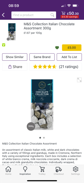 Treaty chocolates/sweets for Christmas that aren't tubs of Heroes