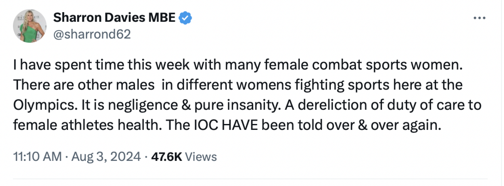 to say women don't have XY chromosomes?