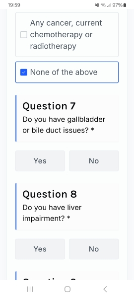 Refused Mounjaro after gallbladder removal