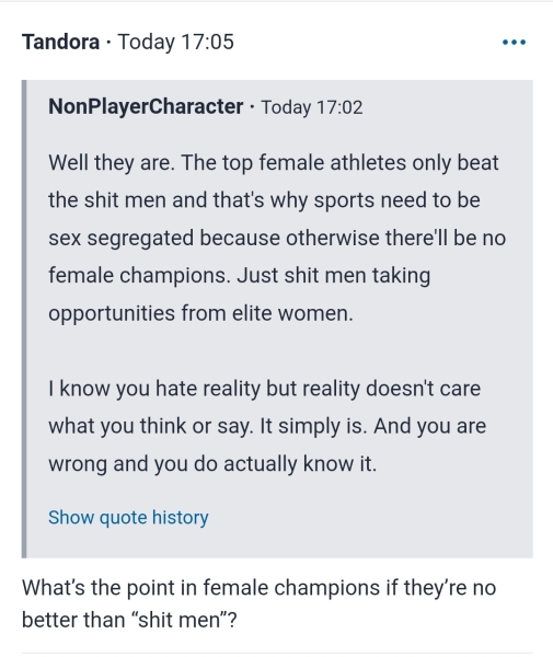 to say women don't have XY chromosomes?