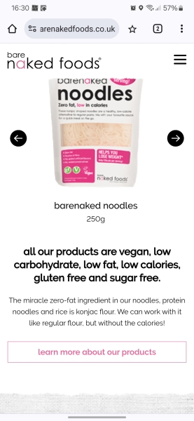 Do you use the low fat noodles/rice?