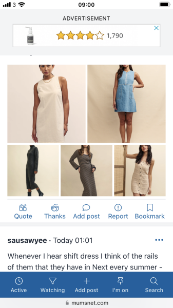 Who tf wears a shift dress other than on MN?