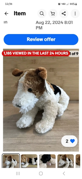Lost stuffed dog on flight - help!