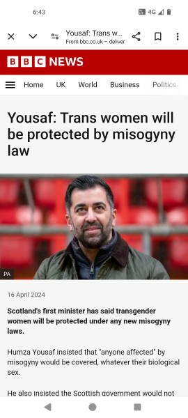 Extreme misogyny will be classed as terrorism !