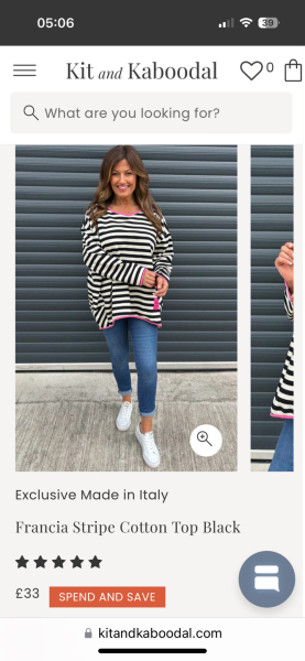 Looking for a stripey oversized jumper!