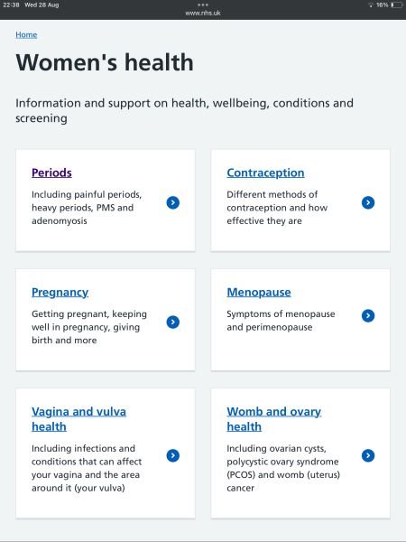 Not allowed to run a women's health event at work