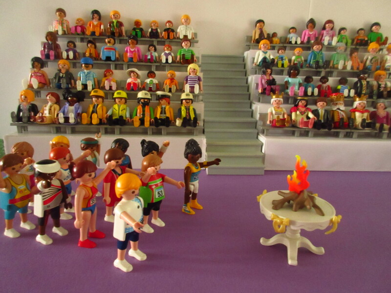 It's time for the Olympic Games for the Playmobil people in our house PART TWO