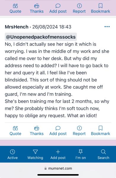 Have I been hoodwinked into signing a document?