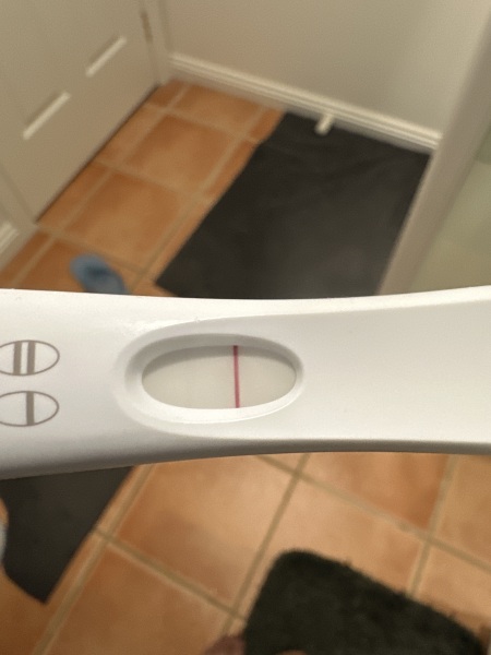 Is it a faint line 5 days before period?