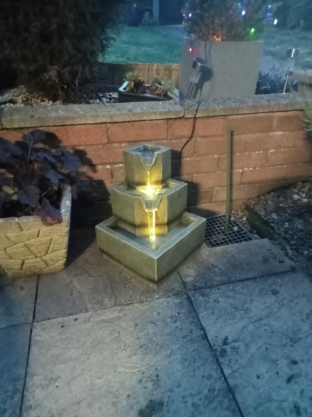 Solar water feature ideas