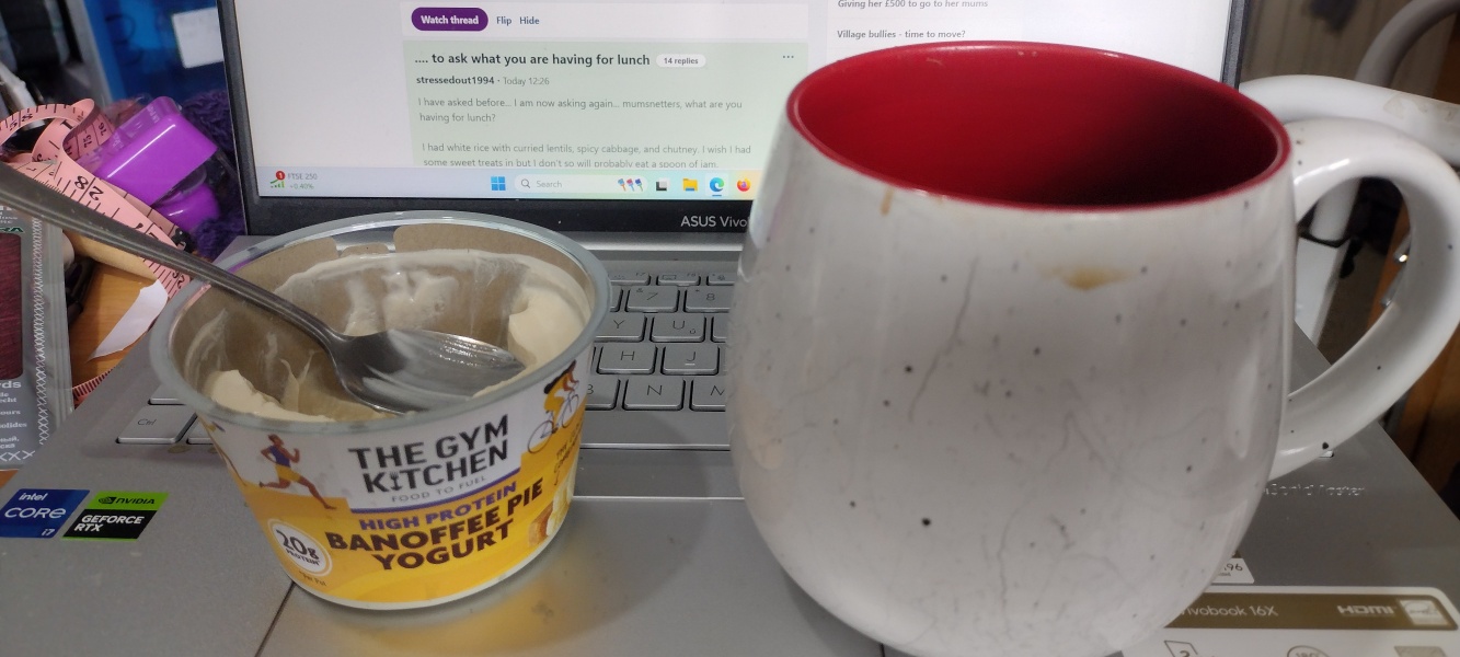.... to ask what you are having for lunch