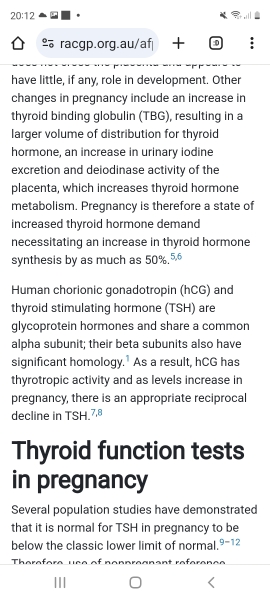 TSH of 3.1 first trimester - normal?
