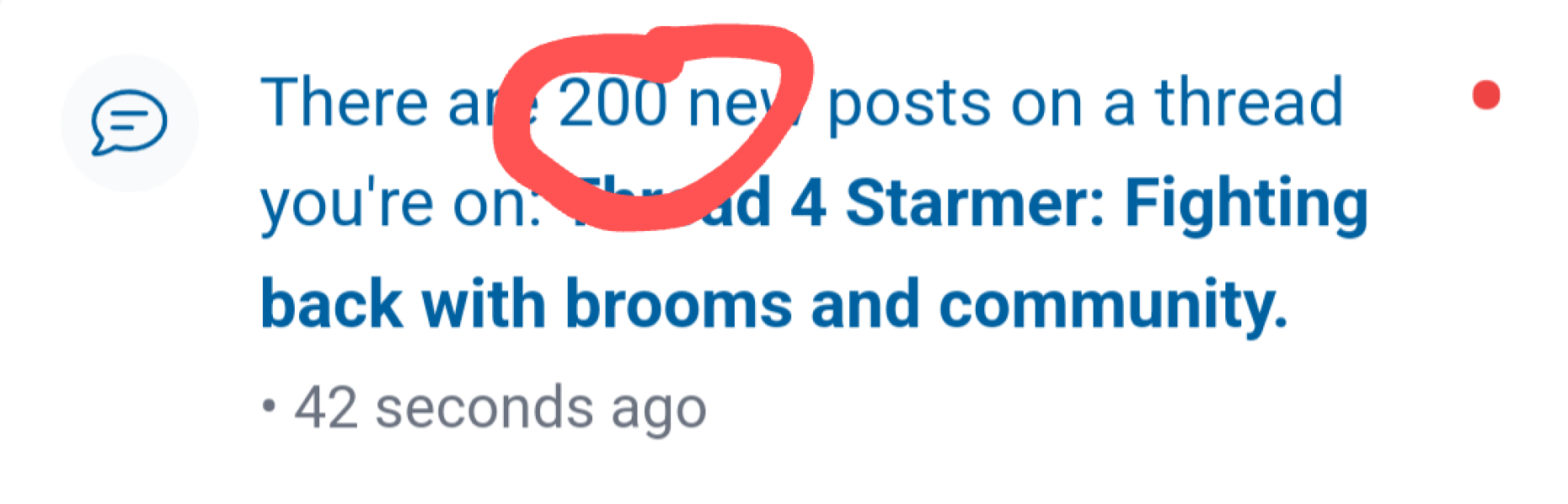Thread 4 Starmer: Fighting back with brooms and community.