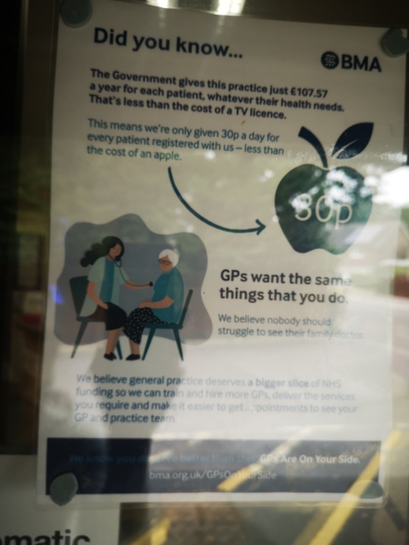 To wonder why the NHS has such a high threshold for blood work?