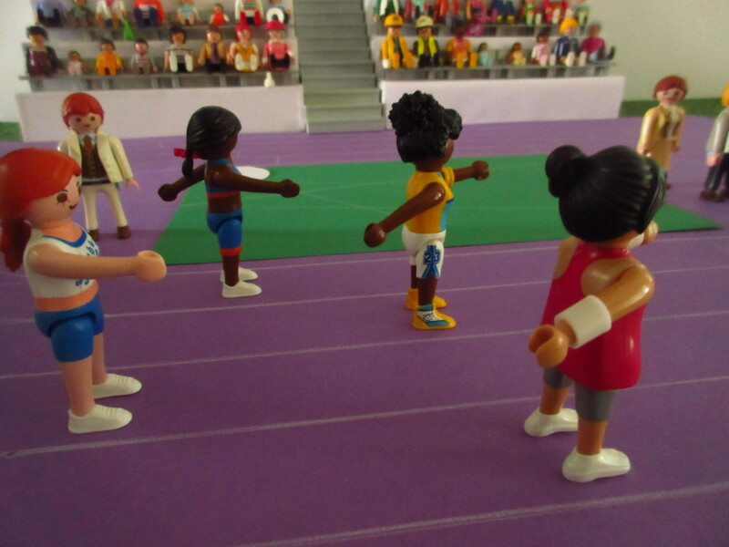 It's time for the Olympic Games for the Playmobil people in our house...