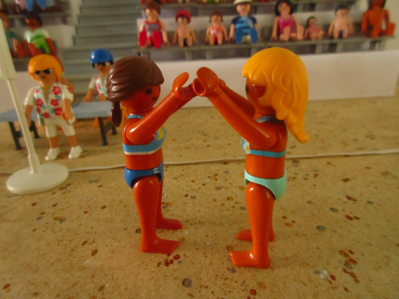 It's time for the Olympic Games for the Playmobil people in our house...