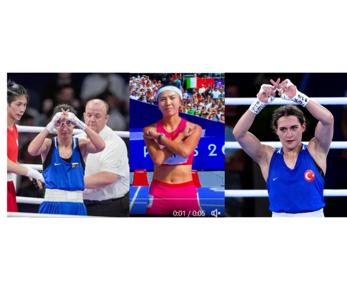 To ask if you think the Olympic boxers are male?