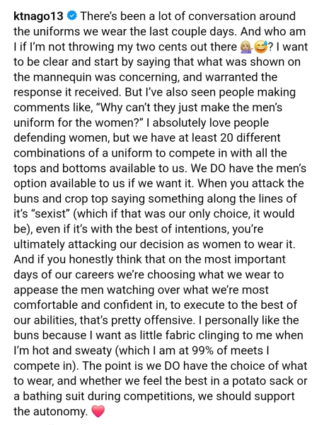 To think that female athletes could be in shorts rather than arse-cheek-revealing pants?