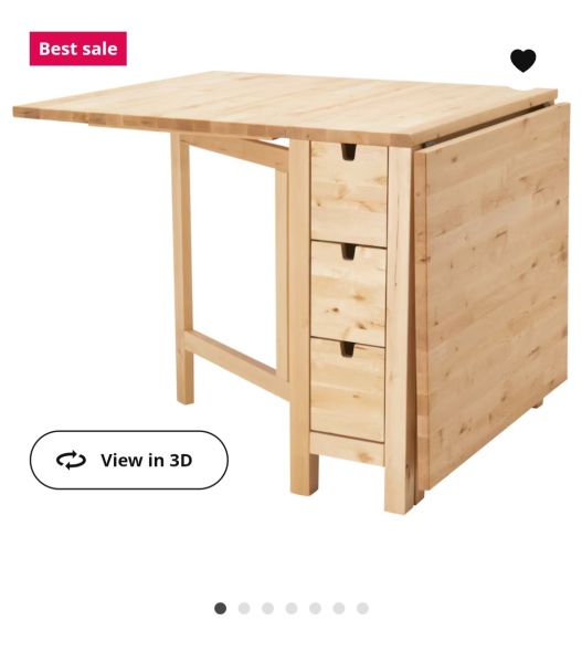 AIBU to buy folding table?