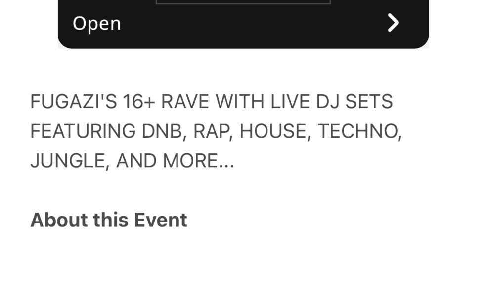 Any information about this rave?